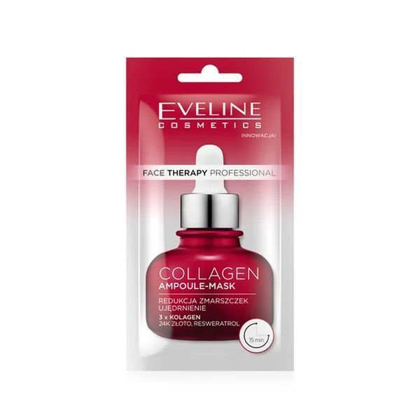 Mască pentru față cu colagen 8ml, Eveline Cosmetics