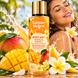 Body Mist Tulip&aacute;n Negro Tropical Mango, Spray Parfumat pentru Corp, 250 ml, Aur, Portocaliu, Tropical Mango