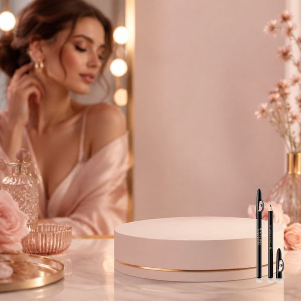 Creion de ochi Long-Wear Black, 1g, Eveline Cosmetics