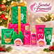 Set Cadou Beauty pentru Femei, 7 Piese, &Icirc;ngrijire Corp și Baie, Multicolor, Verde și roz