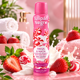 Deodorant Spray Tulip&aacute;n Negro Fresa & Nata &ndash; Căpșuni și Frișcă, Roz, Roz, Fresa & Nata &ndash; Căpșuni și Frișcă