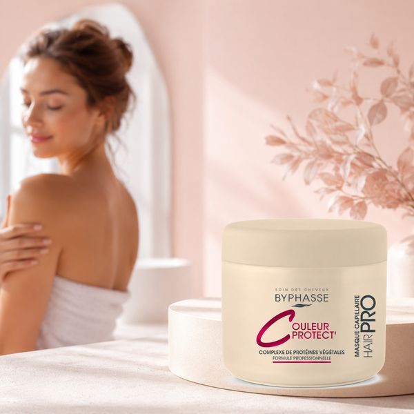 Mască de păr Byphasse Hair Pro Color Protect pentru păr vopsit, 500 ml