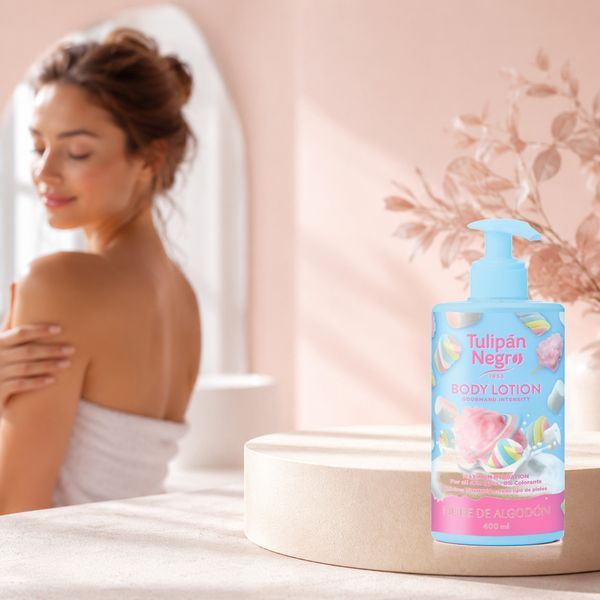 Loțiune de corp Cotton Candy Tulipan Negro 400 ml