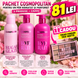 Pachet Cosmopolitan Hair Care 3 Produse + Paletă Cadou