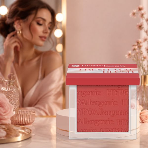 Fard de obraz Bell HYPOAllergenic Fresh Mat Blush 02 Camelia, 4,7 g