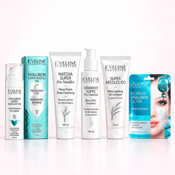 Pachet Eveline pentru &icirc;ngrijirea tenului &ndash; 5 produse