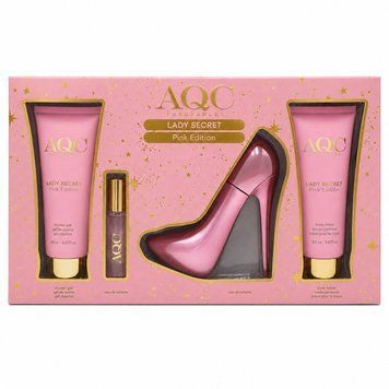 Caseta Cadou, Aqc, Gel de Dus 120 ml, Lotiune de Corp 120 ml, EDT 100 ml, EDT 15 ml Lady Secret Pink