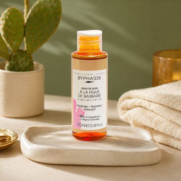 Ulei multifuncțional Byphasse cu cactus pentru corp, față și păr, 100 ml