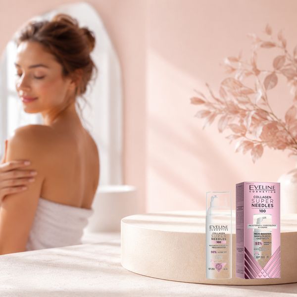 Eveline Collagen Super Needles 100 Microneedle Mezoterapie &icirc;n cremă 50ml